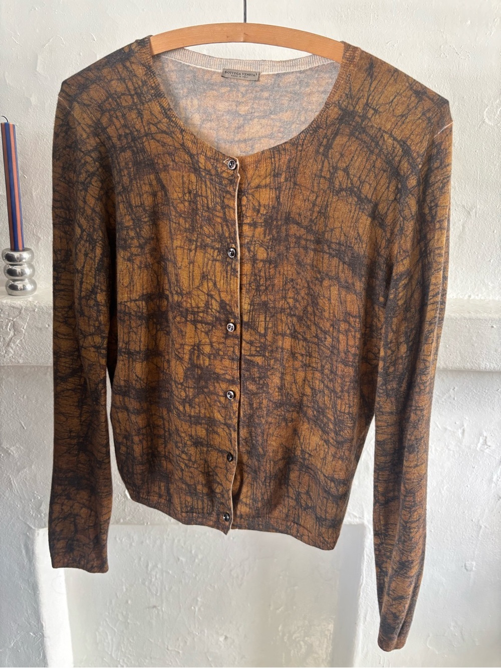 Bottega Veneta silk and cashmere cardigan size 44